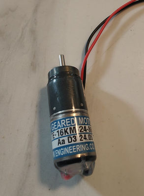 16MM TE16KM-24-864 AKIYAMA GEARED MOTOR,DC24V